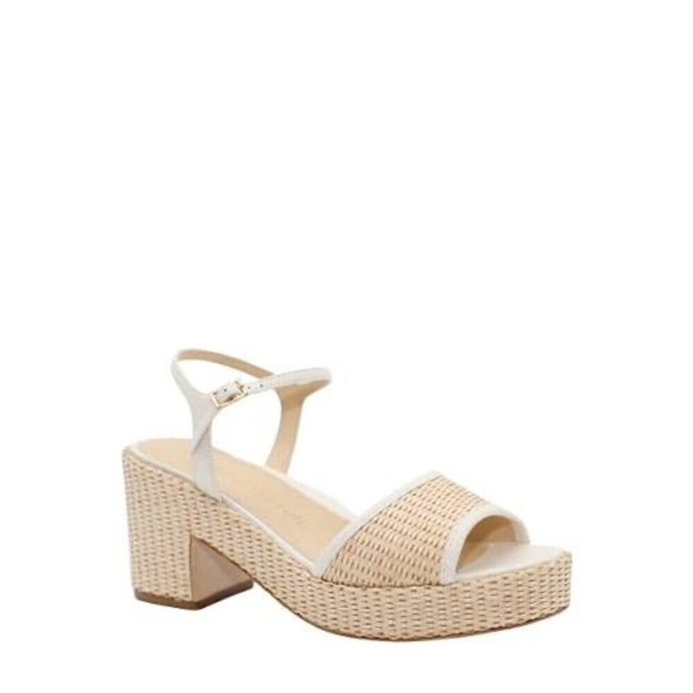 MARION PARKE Haven Platform Sandal Women's 40 Cream Coconut Girl Designer Vacay
